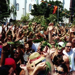 Frénésie à la fête traditionnelle de La Rama, par Clinton Fowler, das kanarische berühmte Fest La Rama de Agaete, http://www.agaete.es/