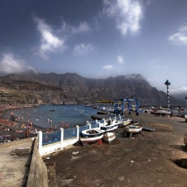 Plage d'Agaete par Damien Maziller, El Puerto de las Nieves beach, Strand im Norden von Gran Canaria