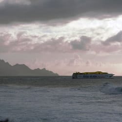 Ferry de Fred Olsen por Luis Roca Arencibia, Fährschiff von Agaete bis Santa Cruz de Tenerife, Ferry from Gran Canaria to Tenerife, https://www.fredolsen.es/en